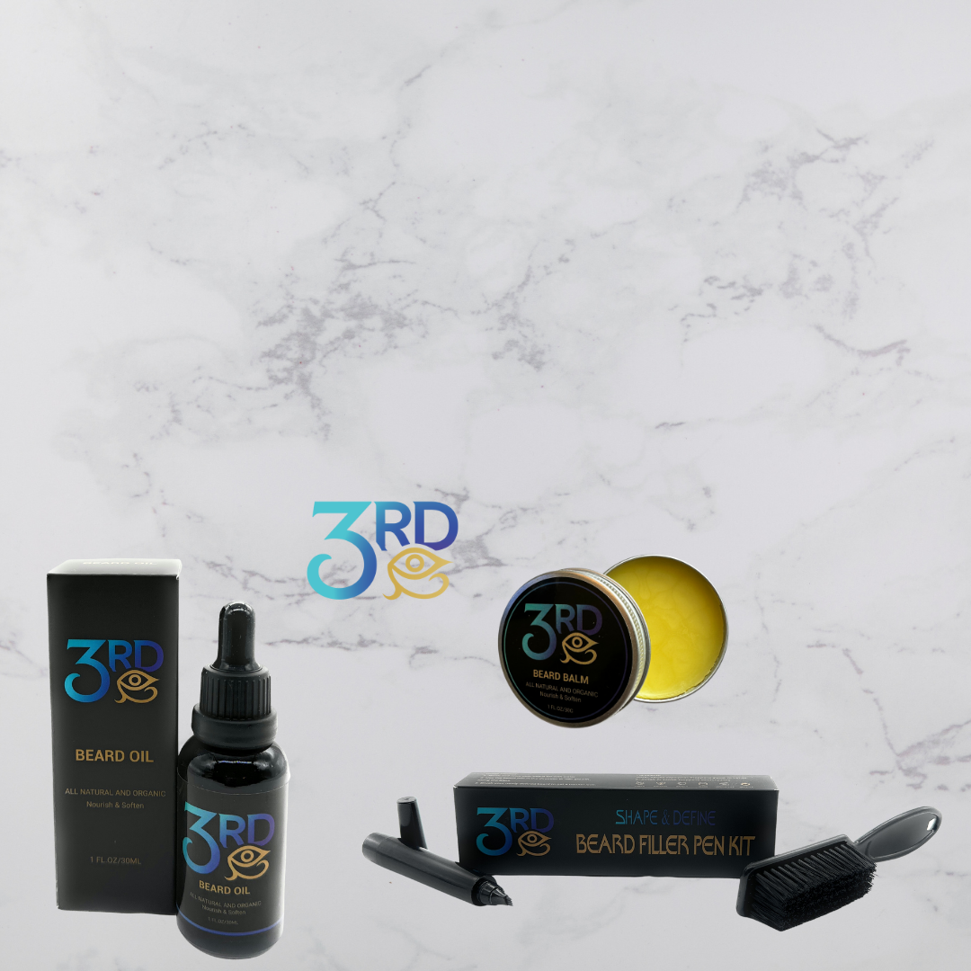 1 Pack Beard Filler Pen Kit For Men - Black Beard Pen and Brush - Waterproof, Long Lasting, Natural Looking