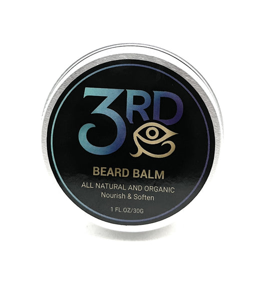 Beard Balm - Hydrates, Strengthens, Softens, Adds Shine & Tames Hair - Vegan, Free of Parabens, Sulfates & Silicone