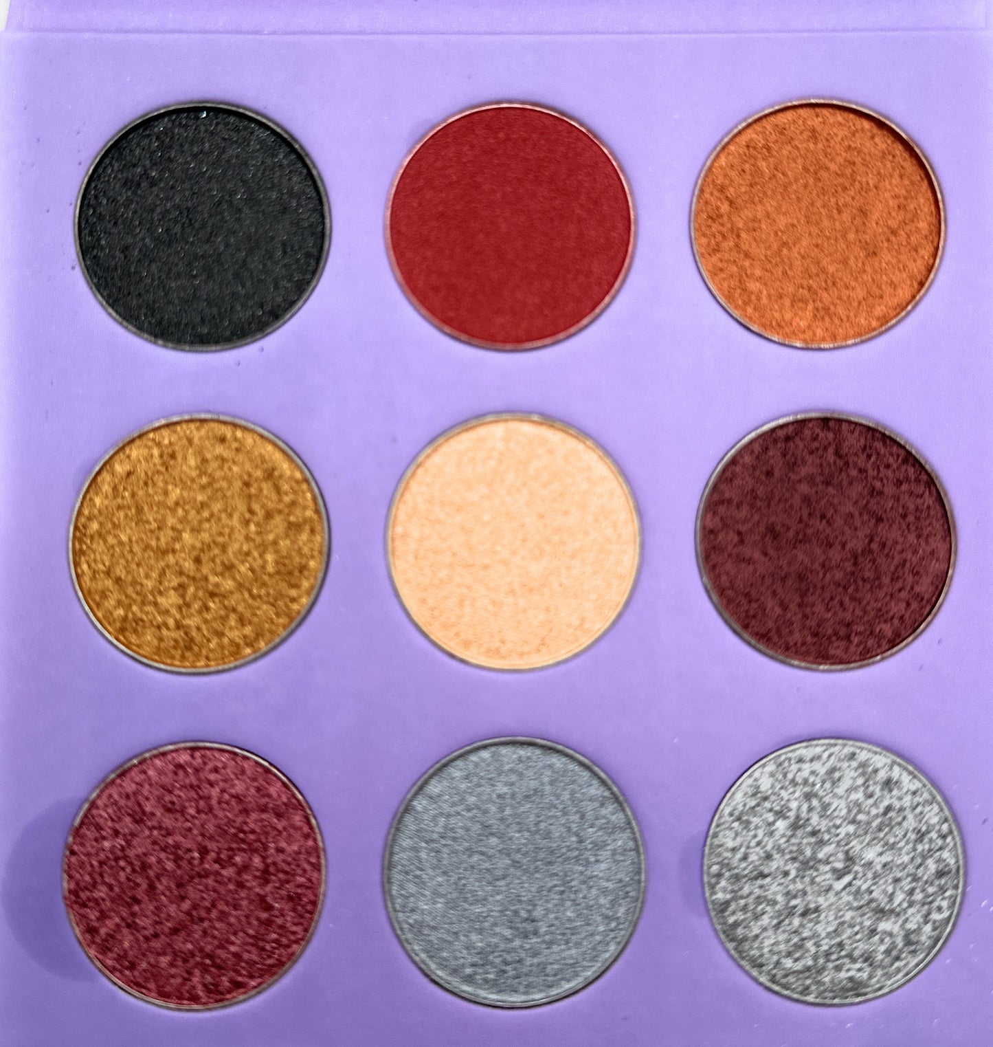 9-Count Matt & Shimmer Eye Shadow Palette (Earth Tones)